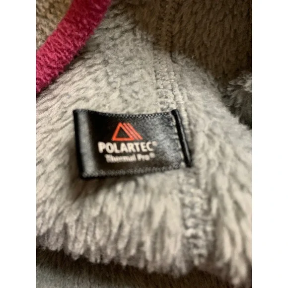Patagonia Re-Tool Snap-T Fleece Pullover Grey Pink Polartec 25442 Womens Small - Picture 6 of 7